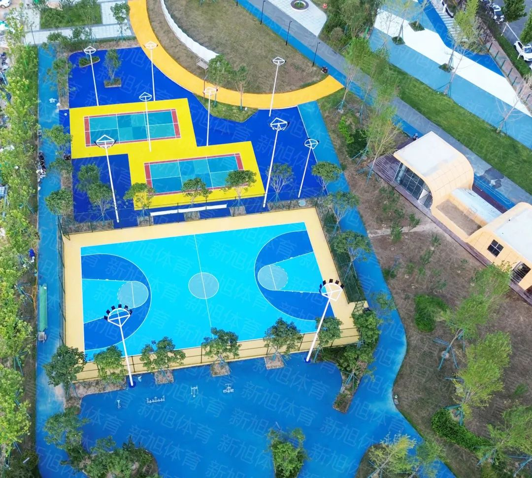 硅pu+epdm颗粒运动场地建设