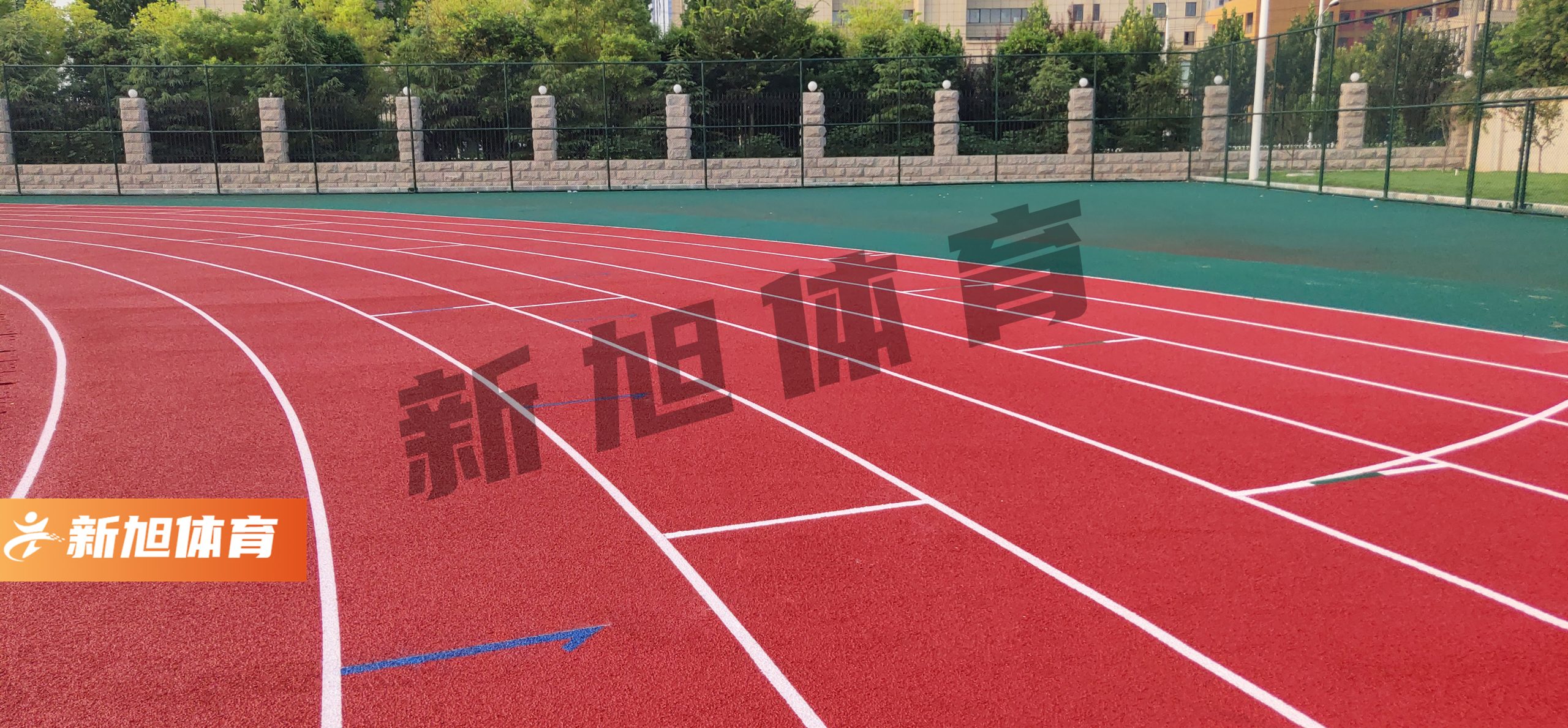 自结纹塑胶跑道施工