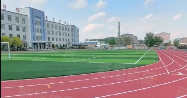 新旭体育吉林塑胶跑道完工