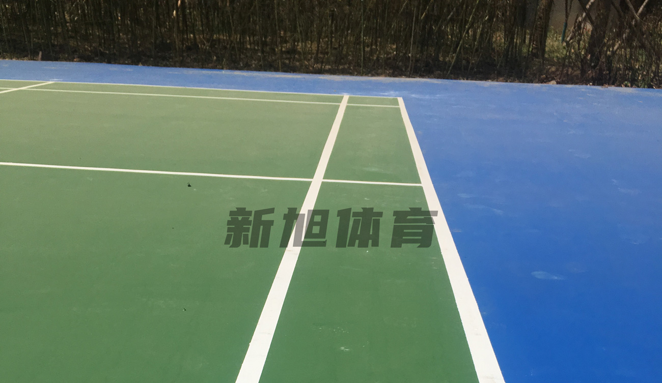 河南新旭体育硅pu球场施工