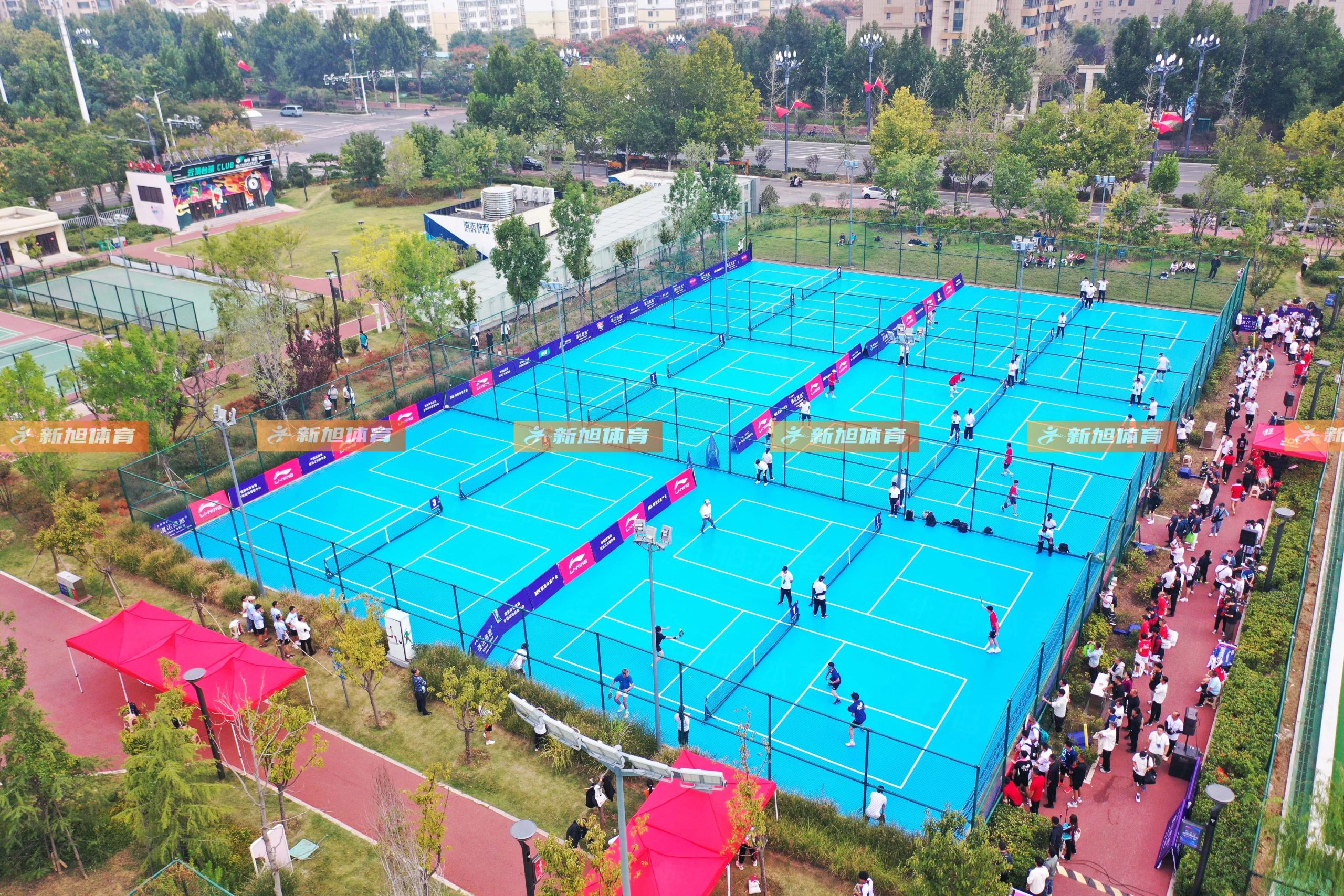 新旭体育鹤壁体育中心匹克球场