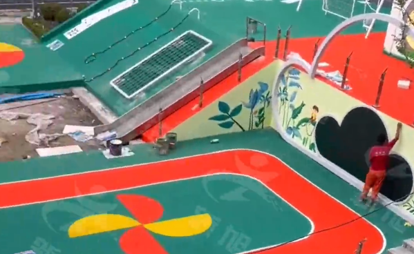 epdm塑胶运动场地案例