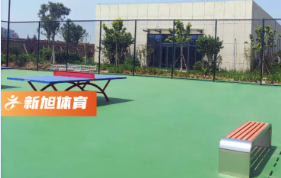 新旭体育平顶山完工硅pu球场