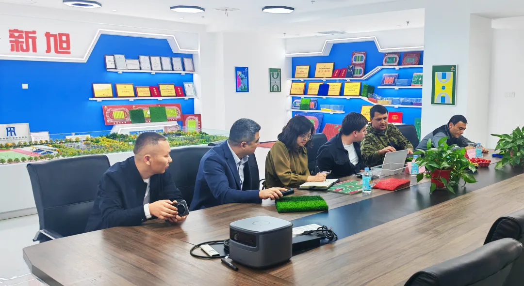 新旭体育俄罗斯外商洽谈合作