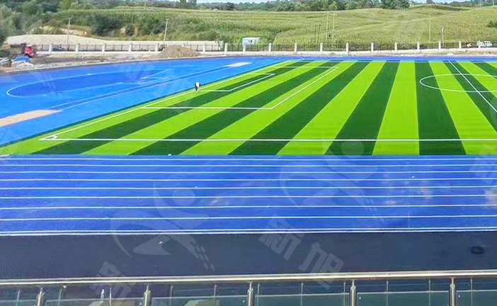 学校操场塑胶跑道高效率施工