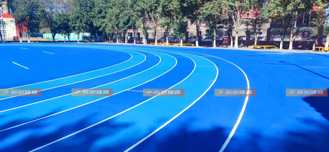 新旭体育新疆自结纹塑胶跑道