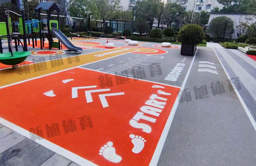 edpm塑胶活动场地地面铺装