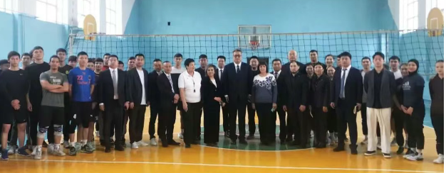 新旭体育考察吉尔吉斯斯坦体育场馆